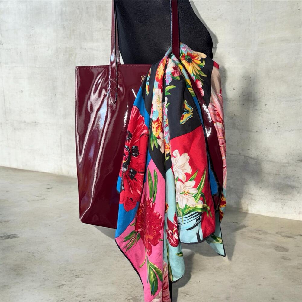 Victoria’s Secret Very Sexy Patent Tote Bag Sangria Red
